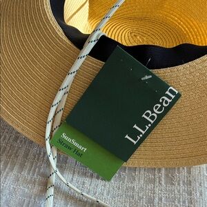 L.L. Bean SunSmart Straw Hat NWT